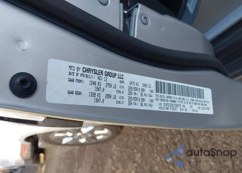 2013 Dodge Journey Crew из США, поврежденный, VIN 3C4PDCDG6DT598776